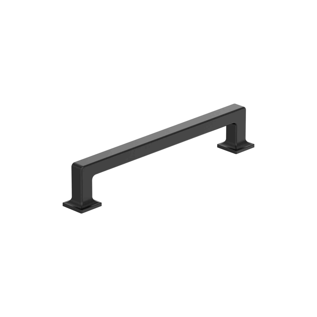 Lintel 65/16 inch (160mm) CentertoCenter Matte Black Cabinet Pull