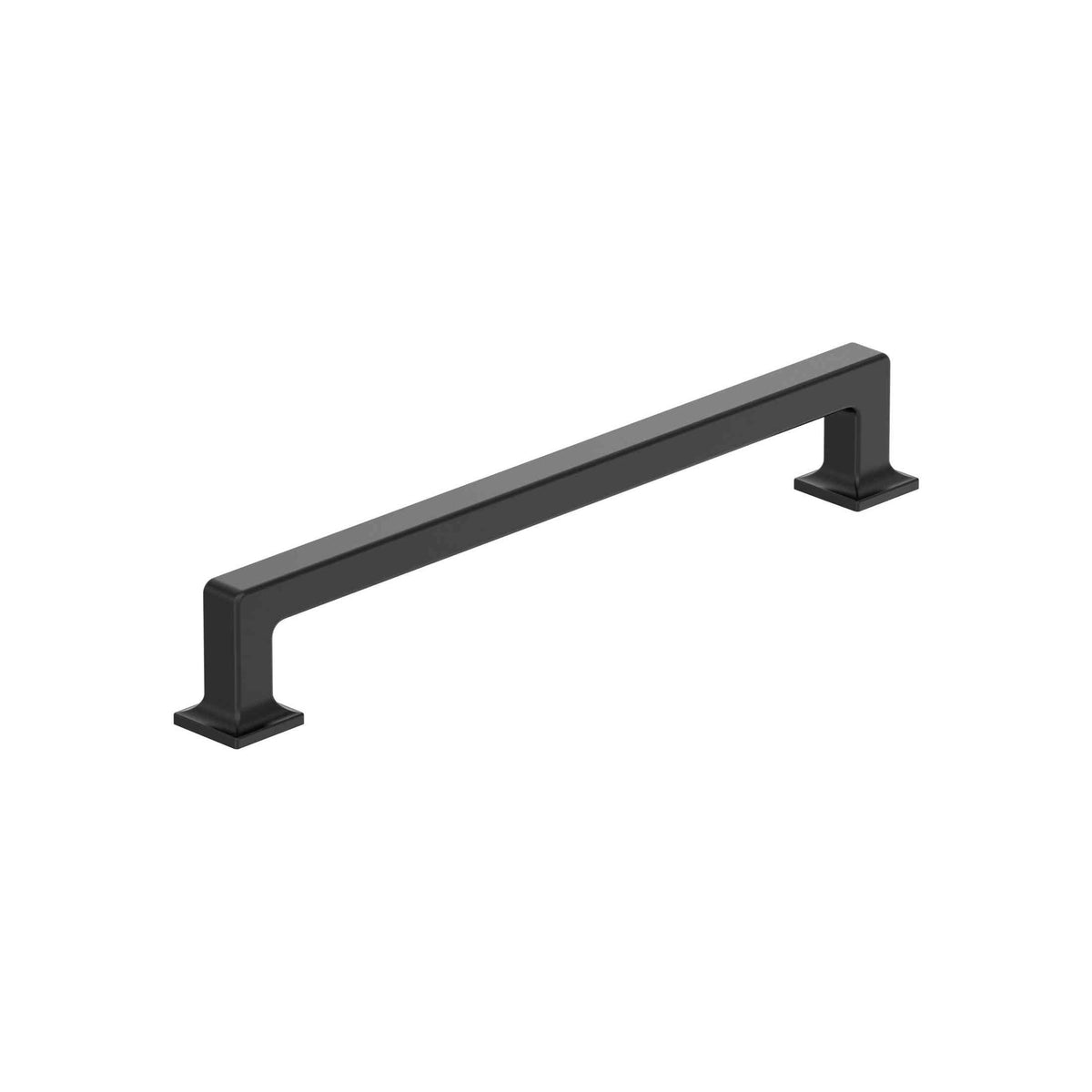 Lintel 79/16 inch (192mm) CentertoCenter Matte Black Cabinet Pull