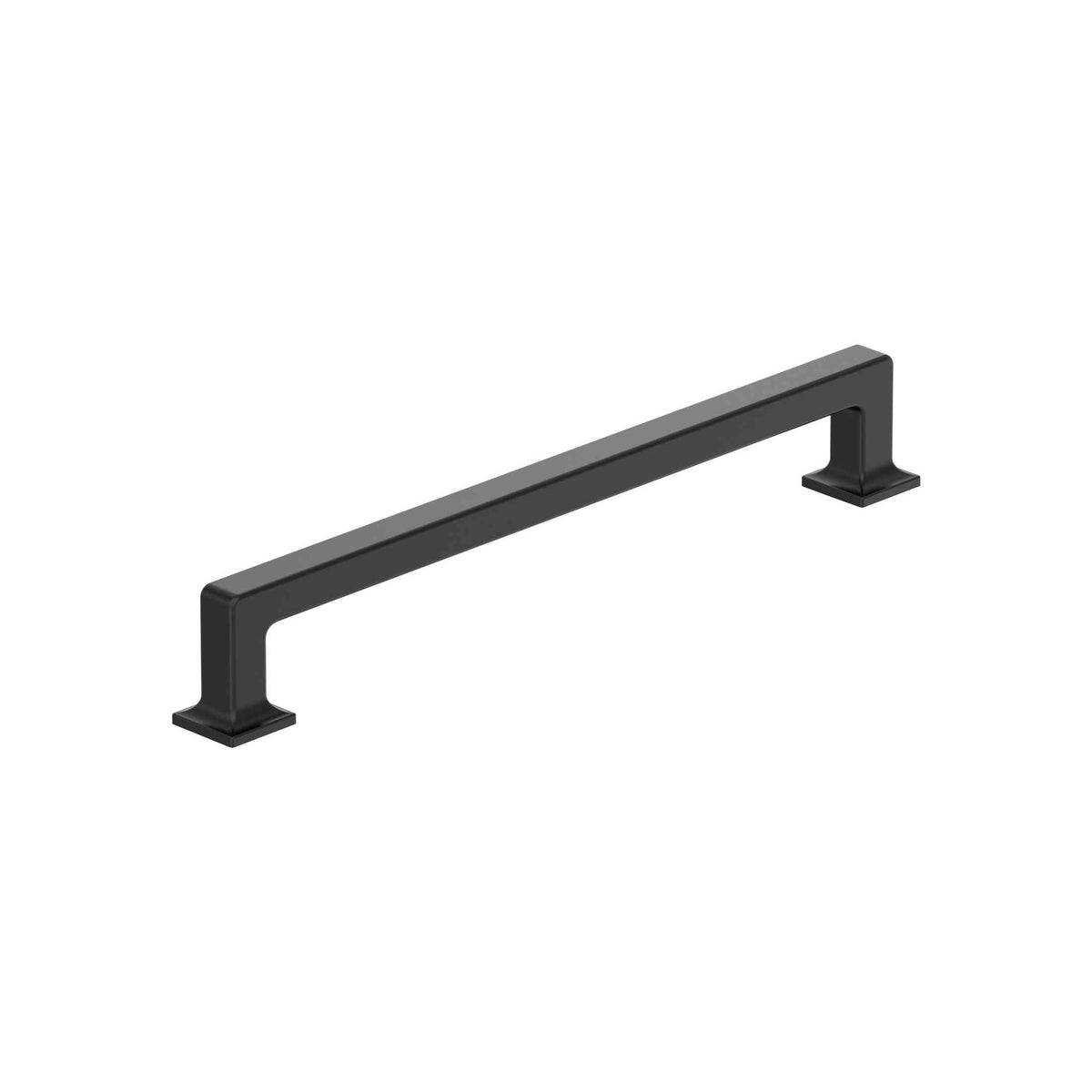 Lintel 813/16 inch (224mm) CentertoCenter Matte Black Cabinet Pull