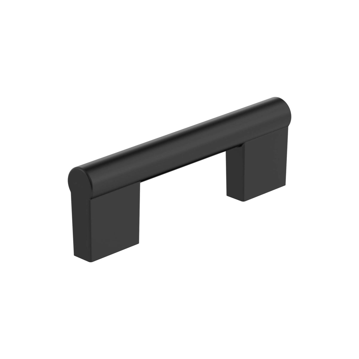 Versa 3 inch (76mm) CentertoCenter Matte Black Cabinet Pull