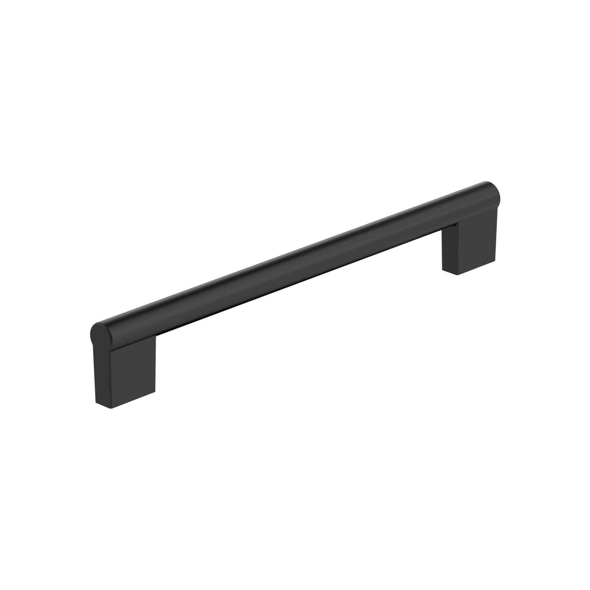 Versa 79/16 inch (192mm) CentertoCenter Matte Black Cabinet Pull