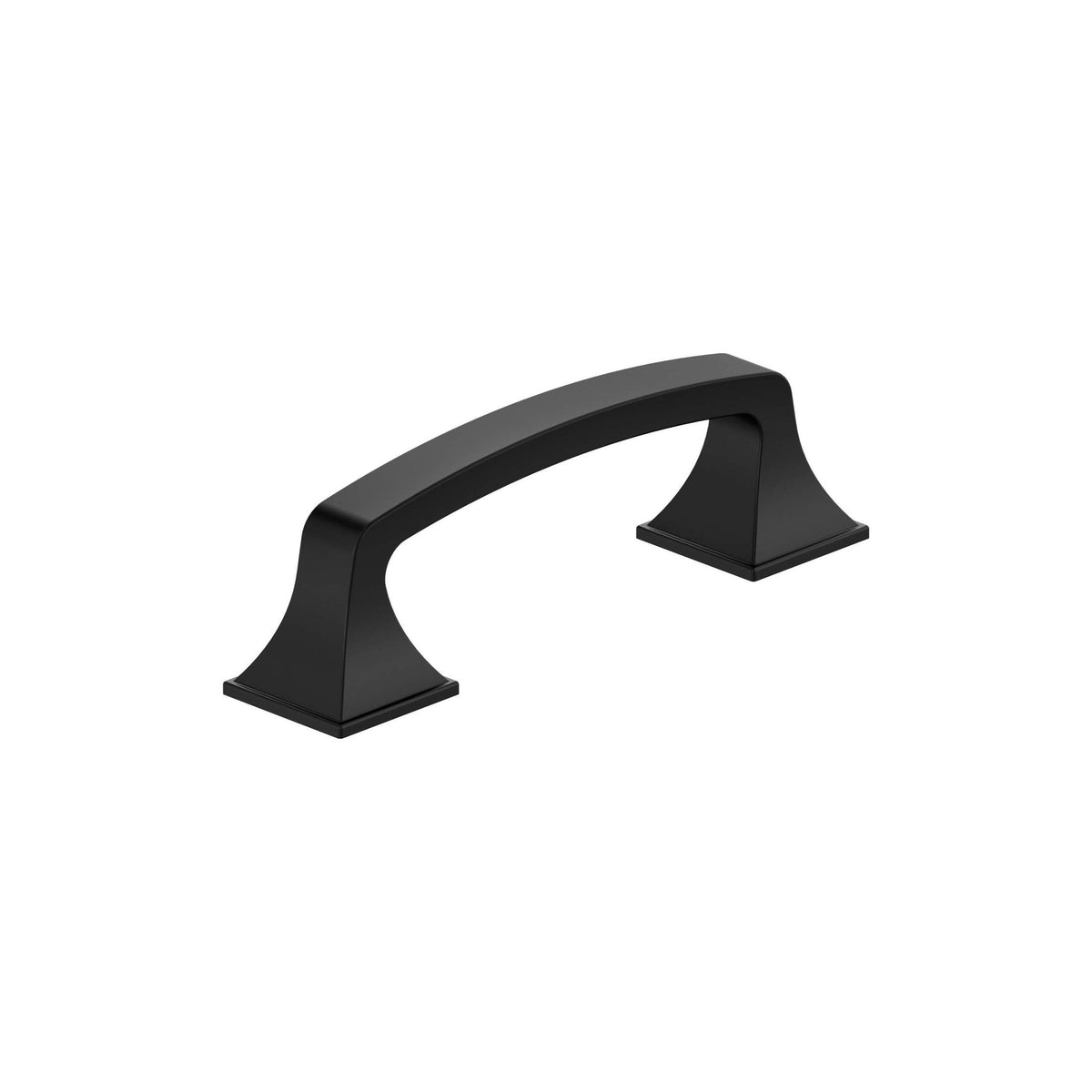 Ville 3 inch (76mm) CentertoCenter Matte Black Cabinet Pull