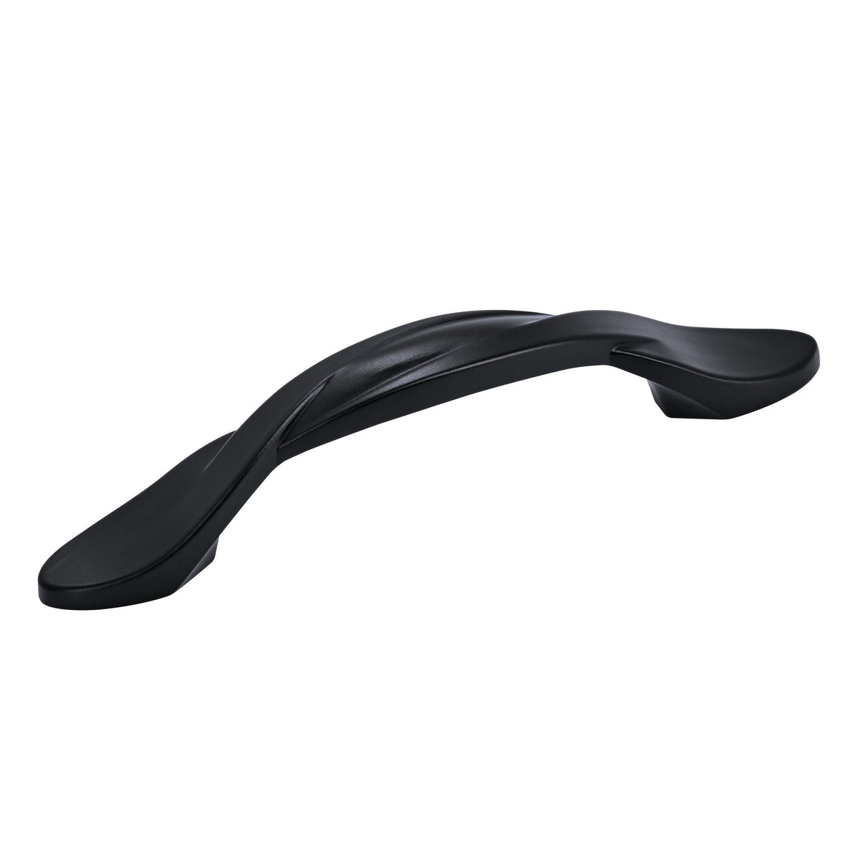 Intertwine 3 inch (76mm) CentertoCenter Matte Black Cabinet Pull