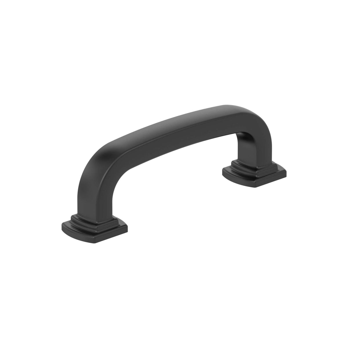 Surpass 3 inch (76mm) CentertoCenter Matte Black Cabinet Pull
