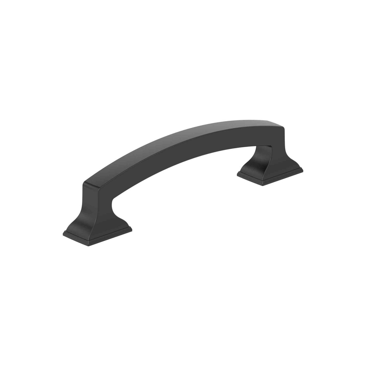 Incisive 33/4 inch (96mm) CentertoCenter Matte Black Cabinet Pull