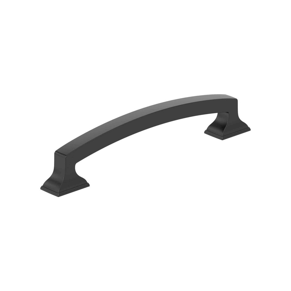Incisive 51/16 inch (128mm) CentertoCenter Matte Black Cabinet Pull