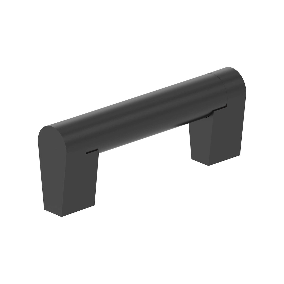 Composite 3 inch (76mm) CentertoCenter Matte Black Cabinet Pull