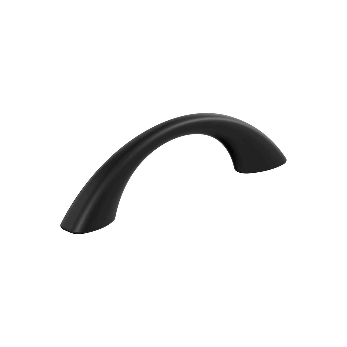 Vaile 3 inch (76mm) CentertoCenter Matte Black Cabinet Pull