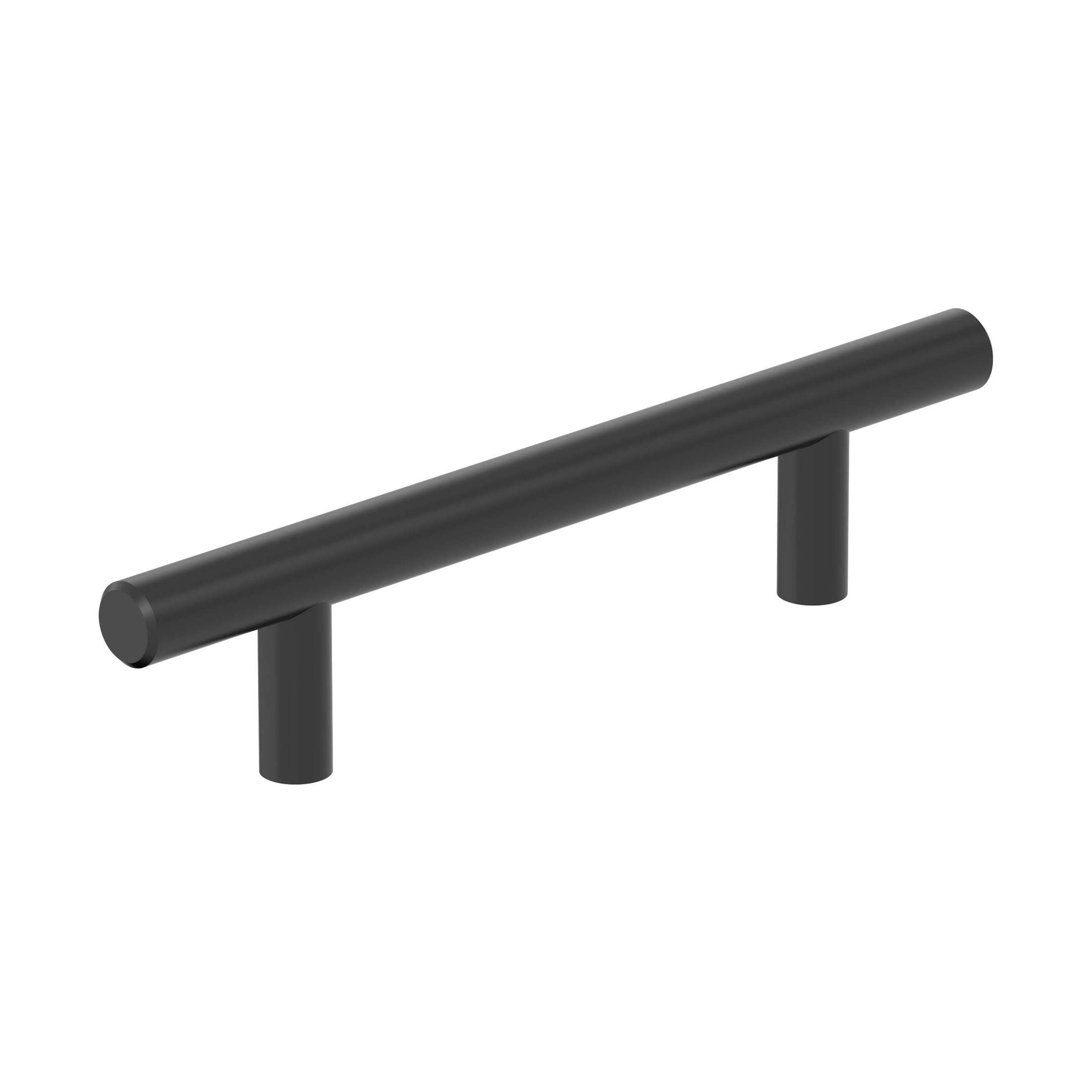 Bar Pulls Hollow 33/4 inch (96mm) CentertoCenter Matte Black Cabinet Pull