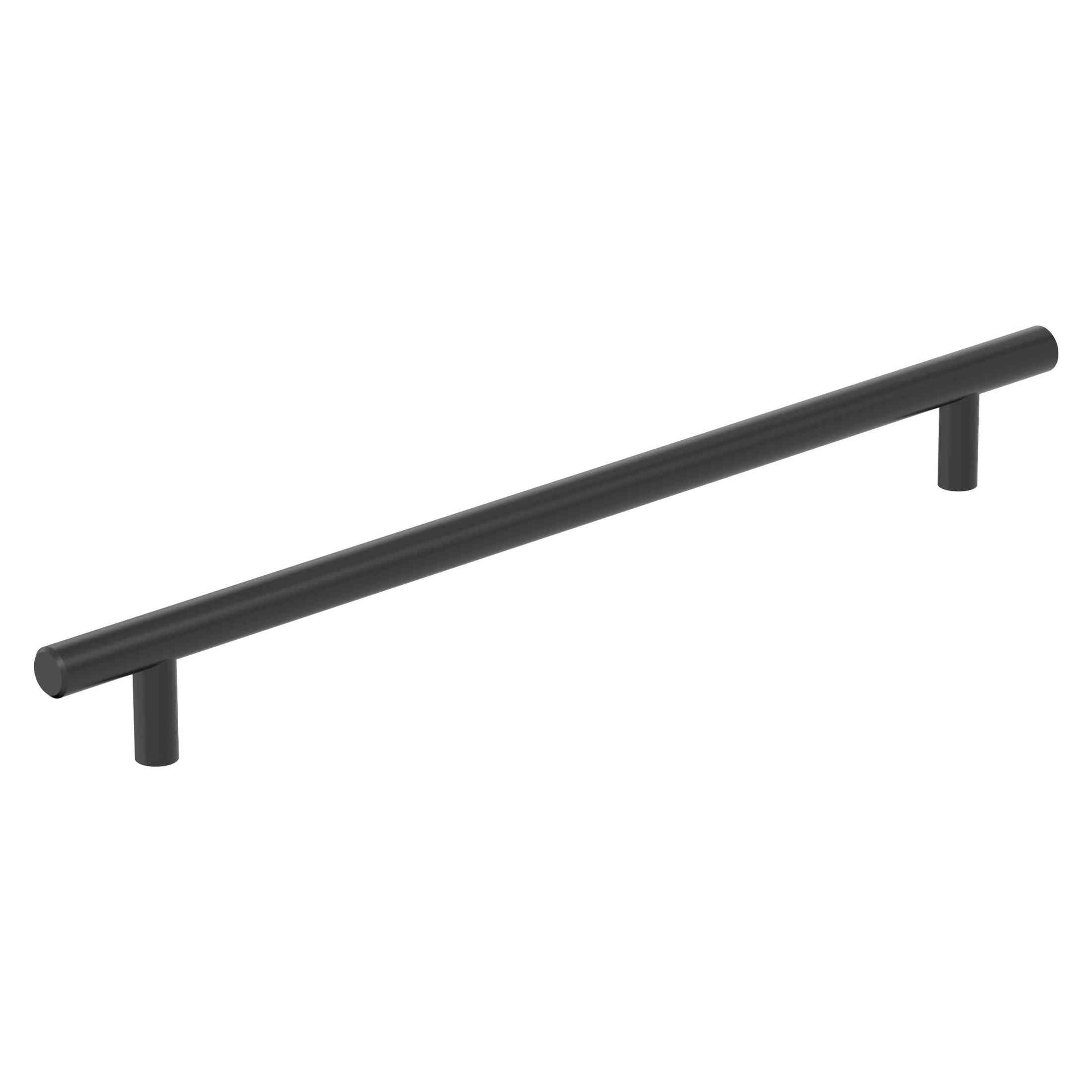 Bar Pulls Hollow 101/16 inch (256mm) CentertoCenter Matte Black Cabinet Pull
