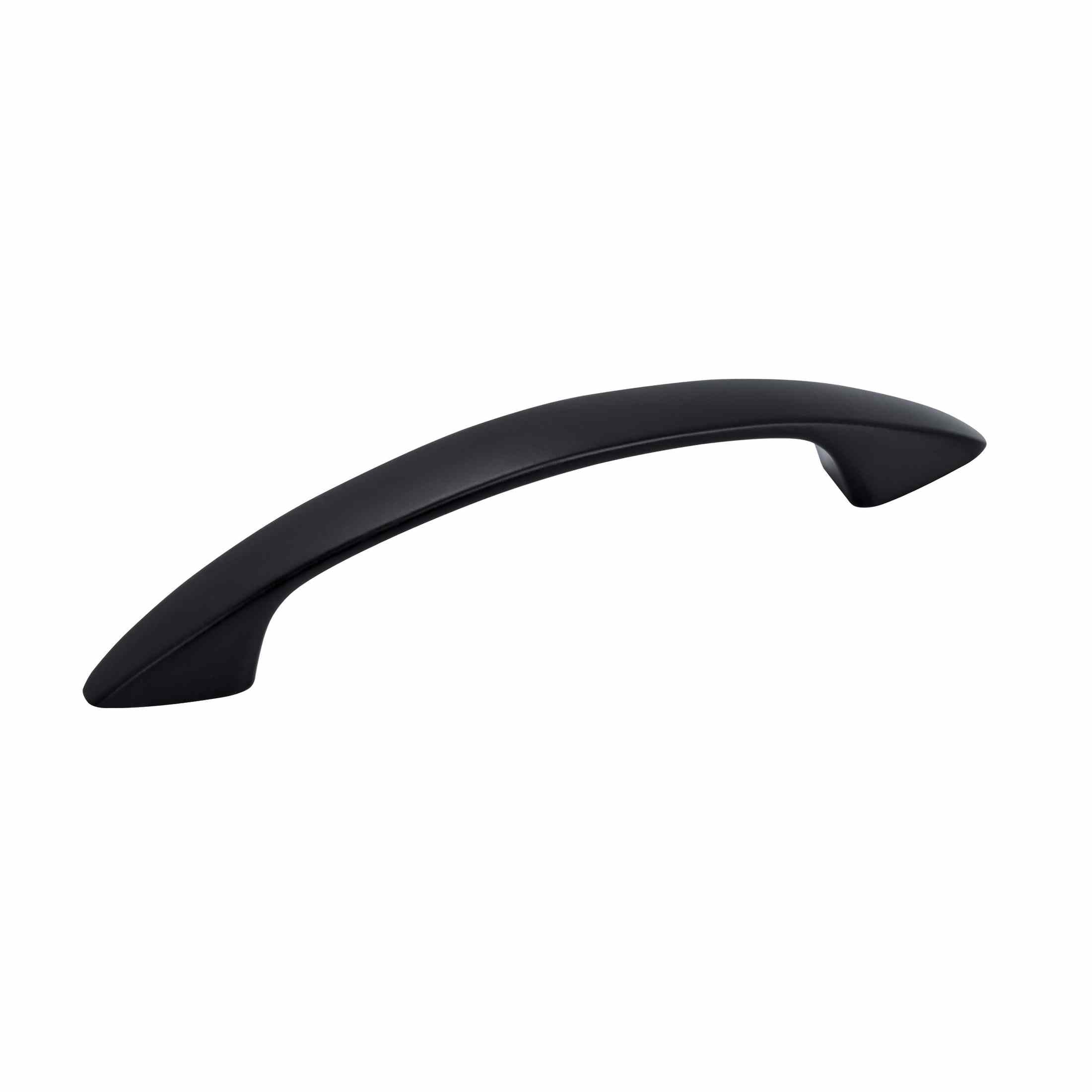Arc 3 inch (76mm) CentertoCenter Matte Black Cabinet Pull
