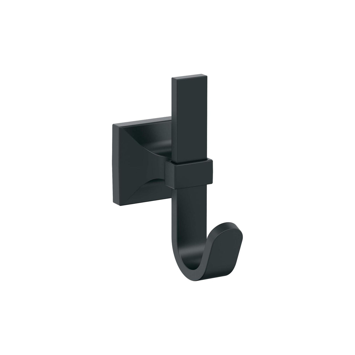 Burbank Single Prong Matte Black Decorative Wall Hook