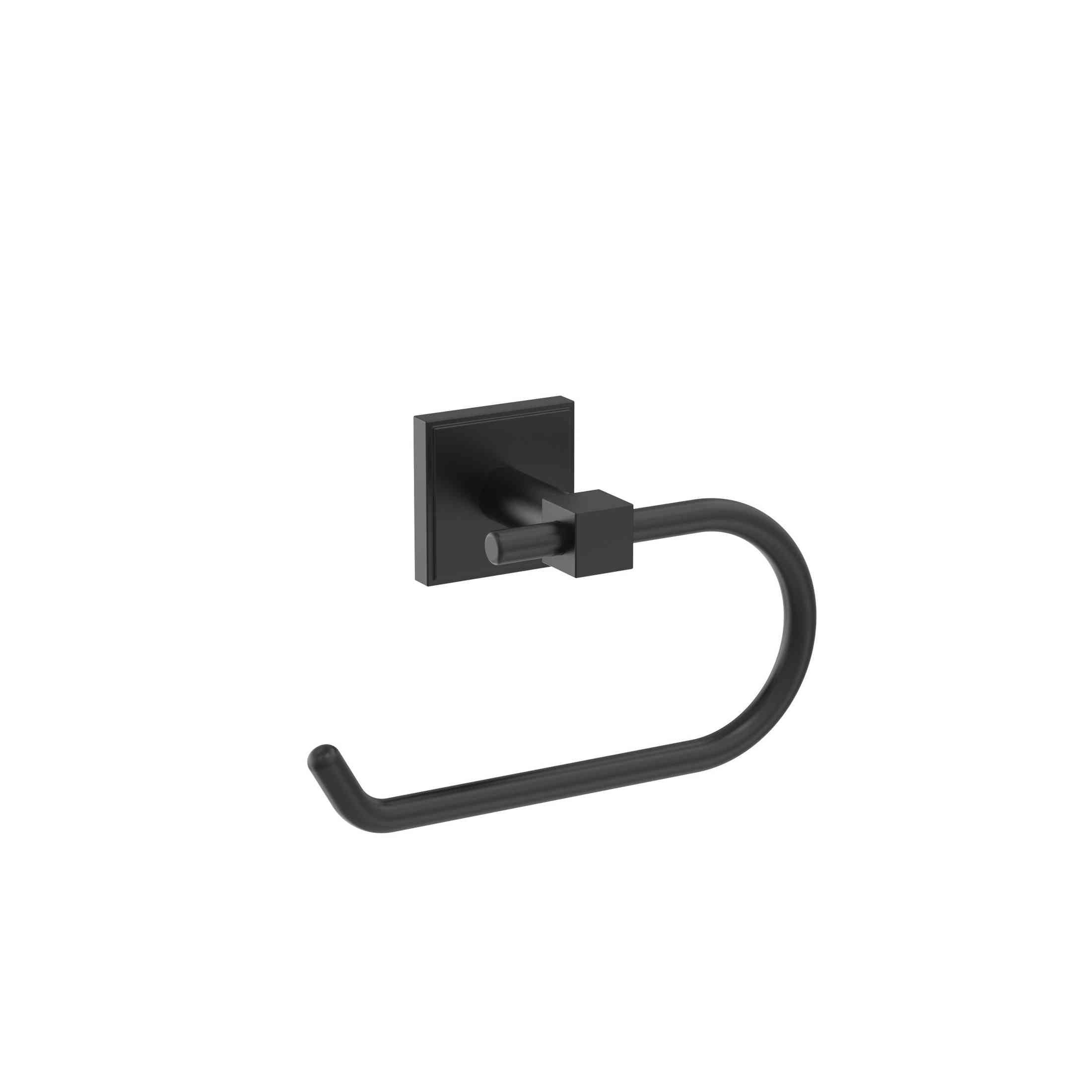 Appoint Matte Black Single Post Tissue Holder
