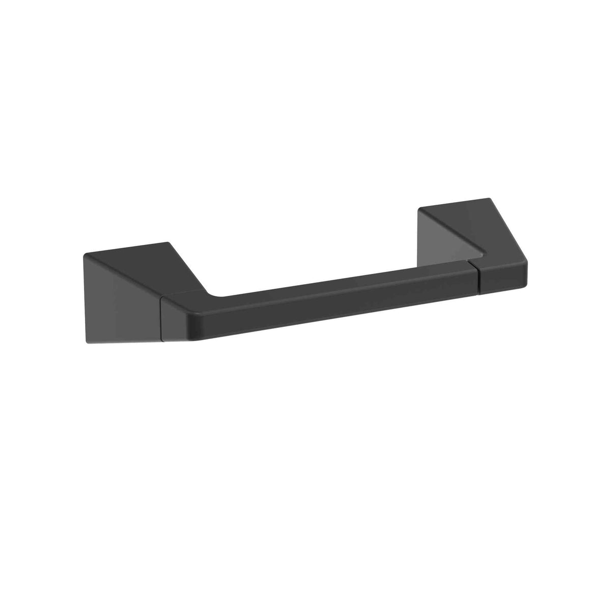 Blackrock Matte Black Pivoting Double Post Tissue Holder