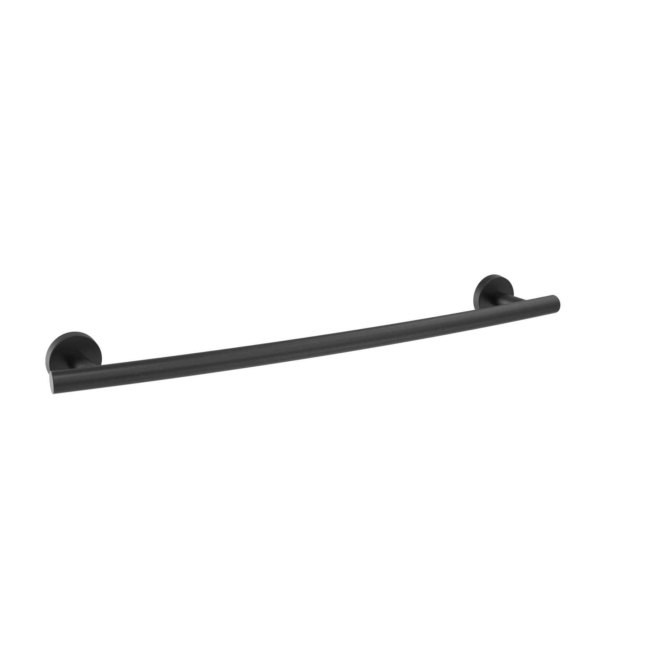 Arrondi Matte Black 18 inch (457mm) Towel Bar