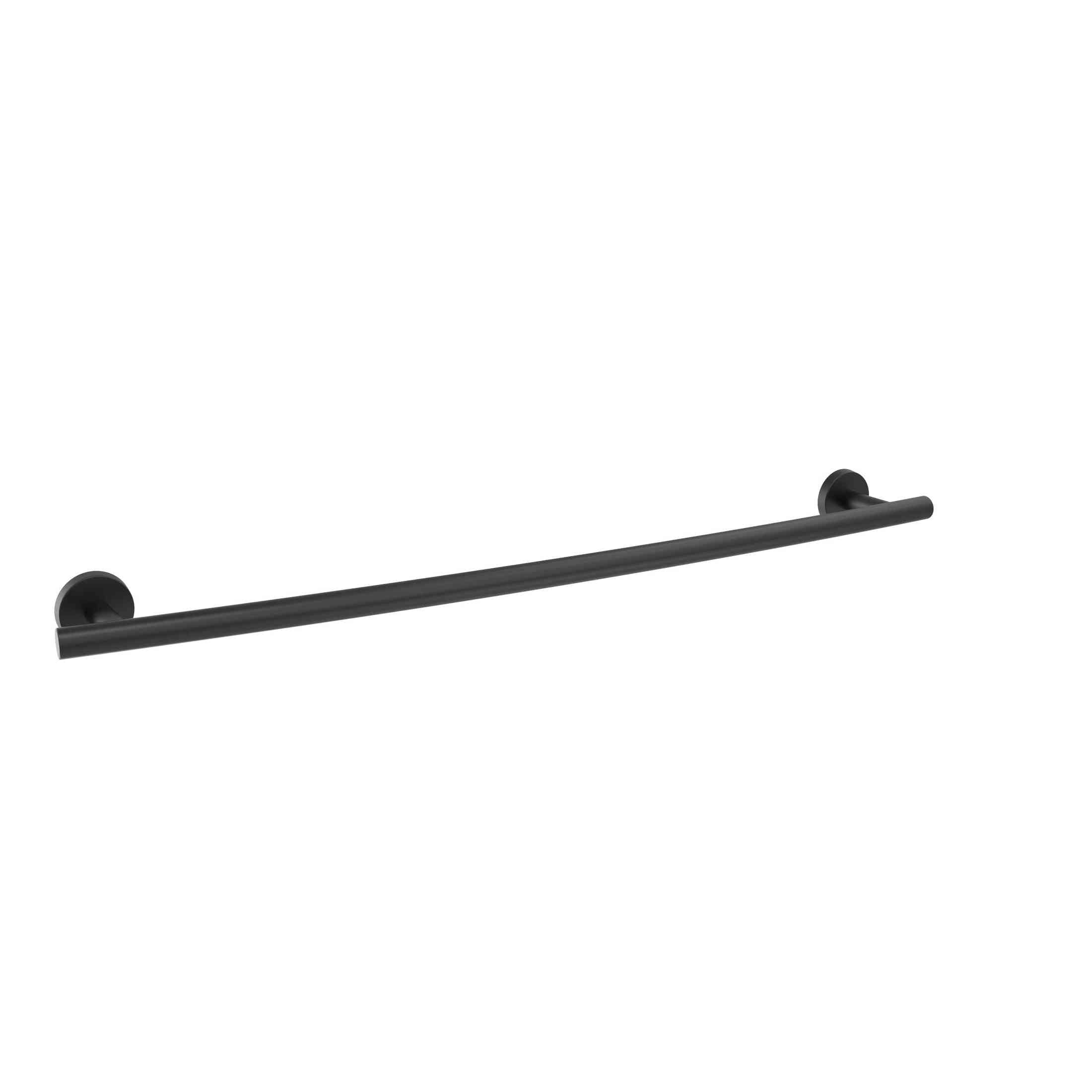 Arrondi Matte Black 24 inch (610mm) Towel Bar