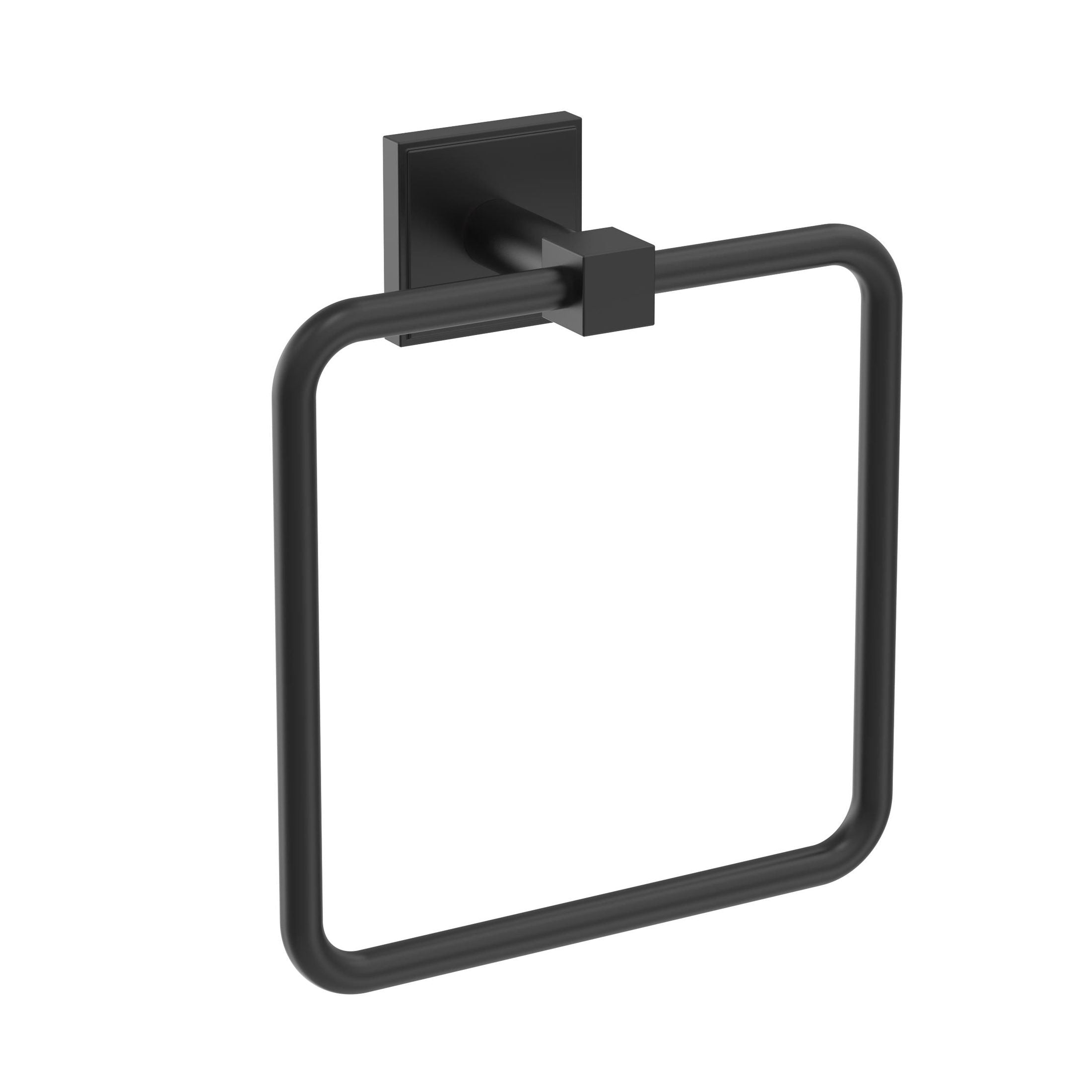 Appoint Matte Black Closed Towel Ring