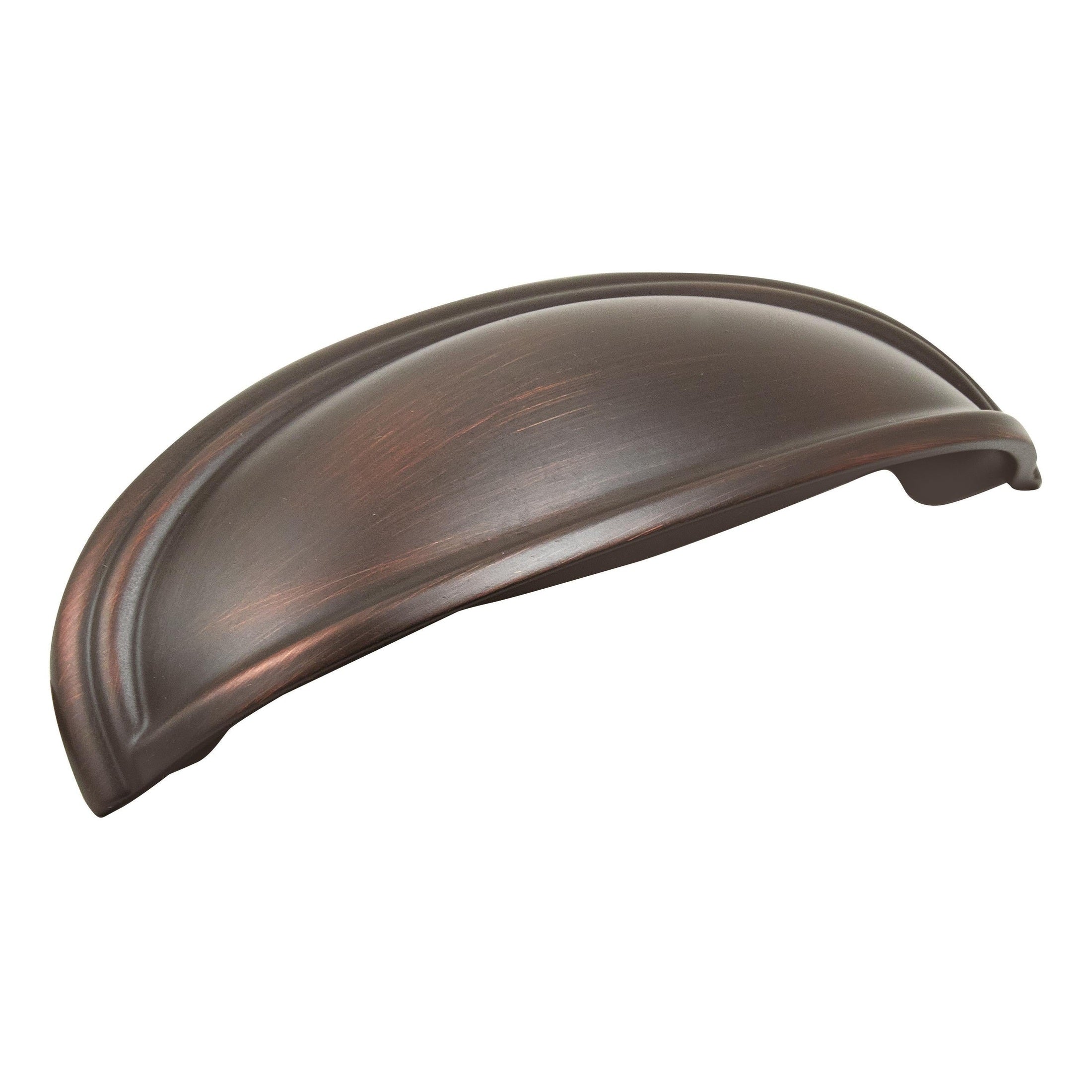 Ashby 3 inch or 4 inch (76mm or 102mm) CentertoCenter OilRubbed Bronze Cabinet Cup Pull