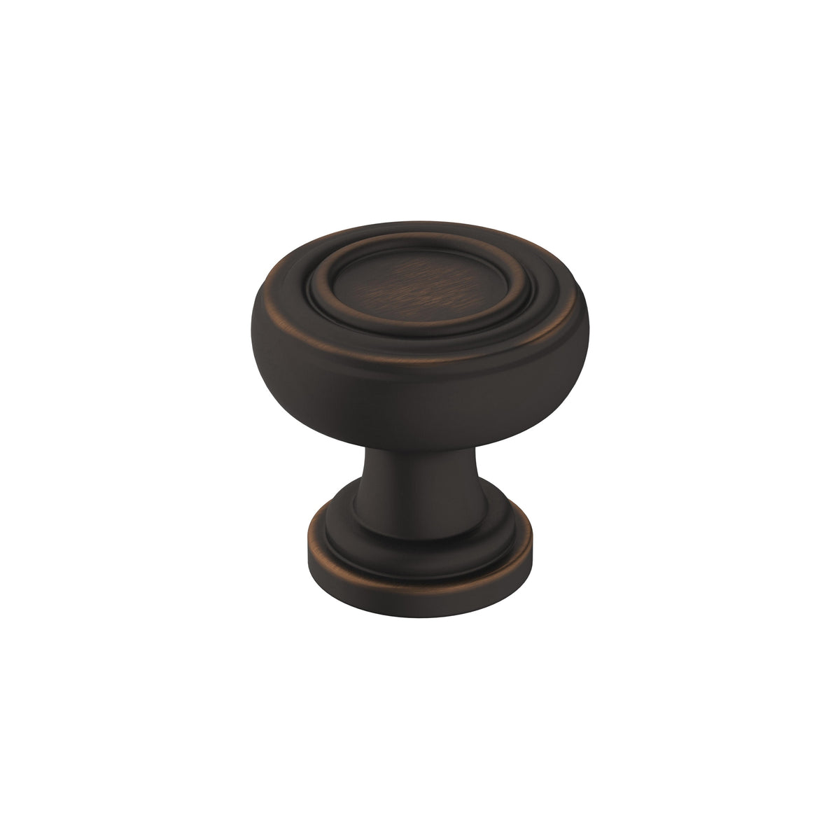 Ville 11/8 inch (29mm) Diameter OilRubbed Bronze Cabinet Knob