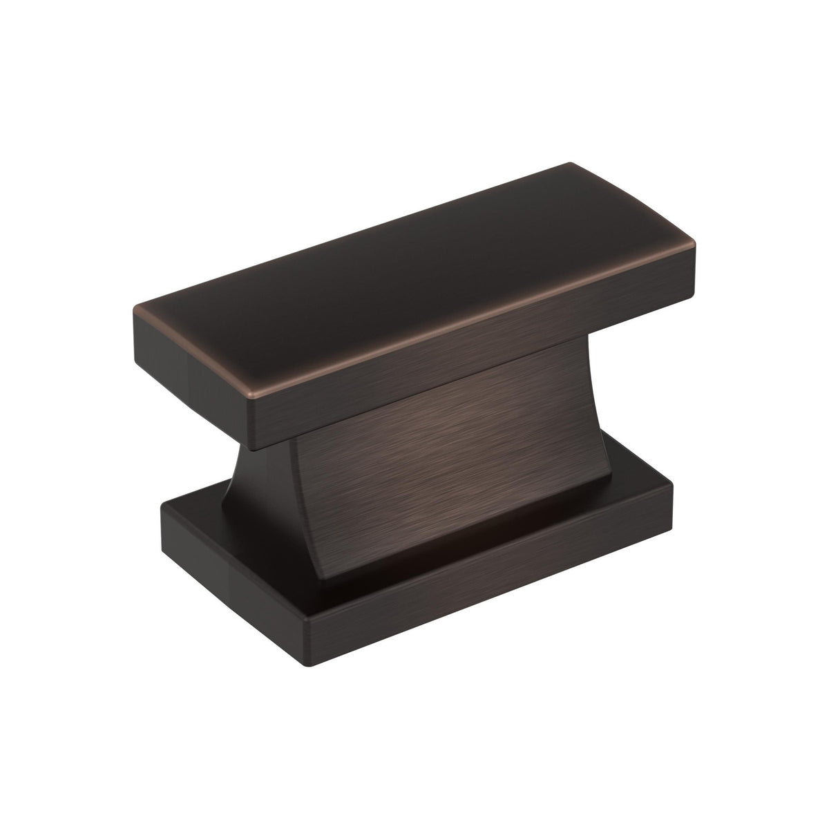 Socle 17/16 inch (37mm) Length OilRubbed Bronze Cabinet Knob