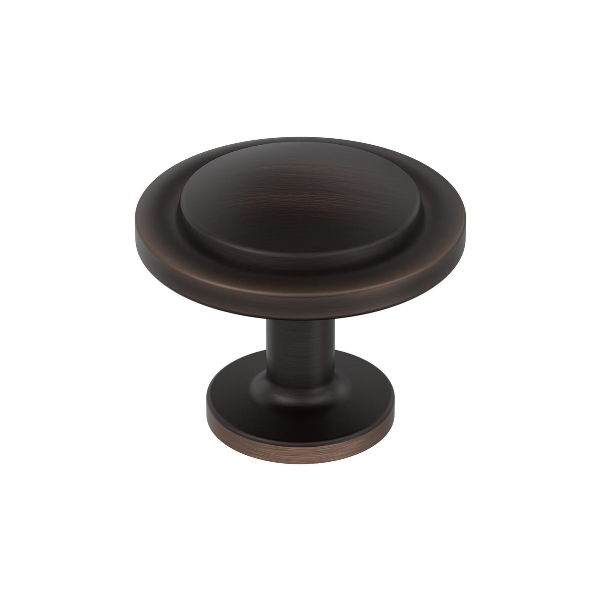 Loop 13/16 inch (30mm) Diameter OilRubbed Bronze Cabinet Knob