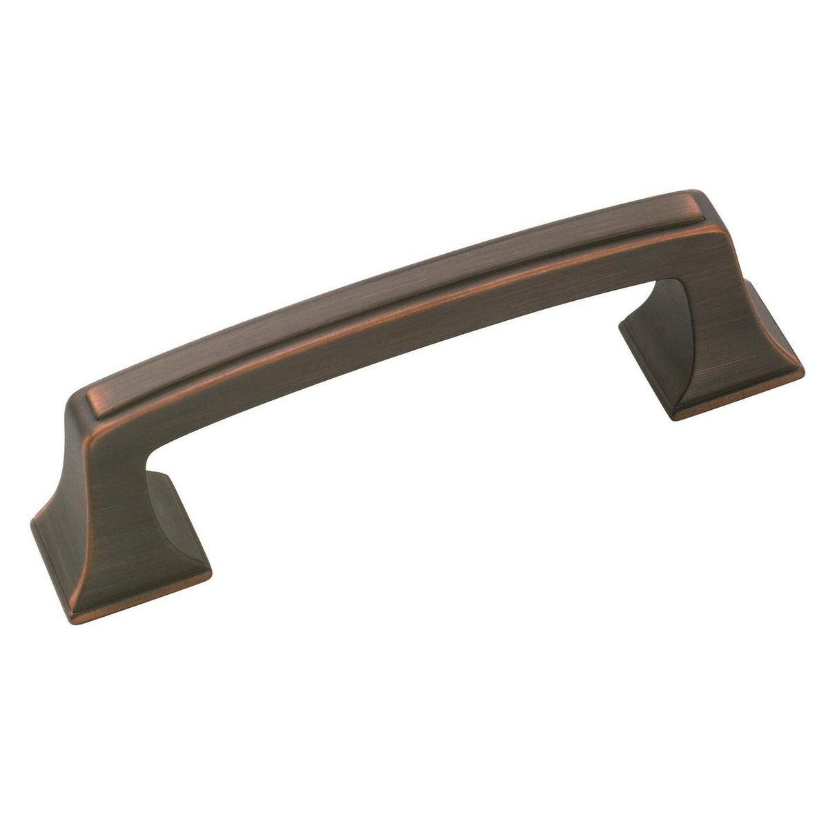 Mulholland 3 inch (76mm) CentertoCenter OilRubbed Bronze Cabinet Pull