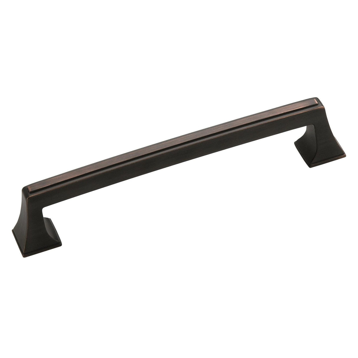 Mulholland 65/16 inch (160mm) CentertoCenter OilRubbed Bronze Cabinet Pull