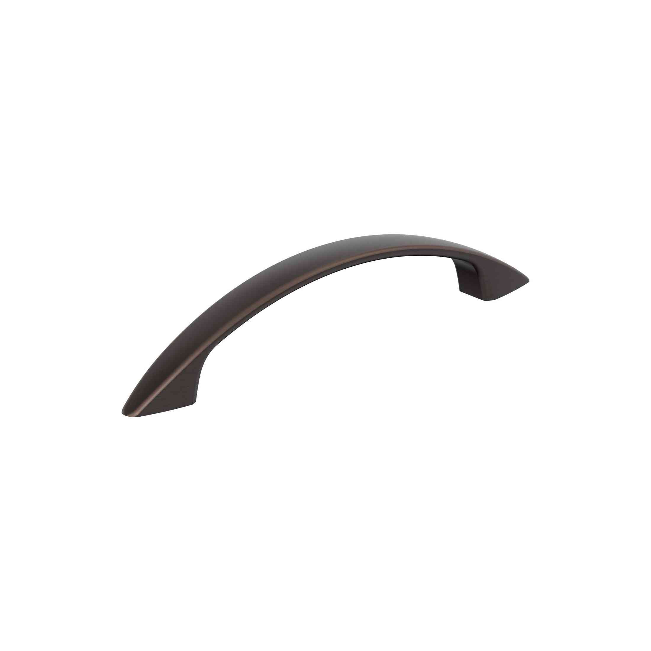Arc 33/4 inch (96mm) CentertoCenter OilRubbed Bronze Cabinet Pull