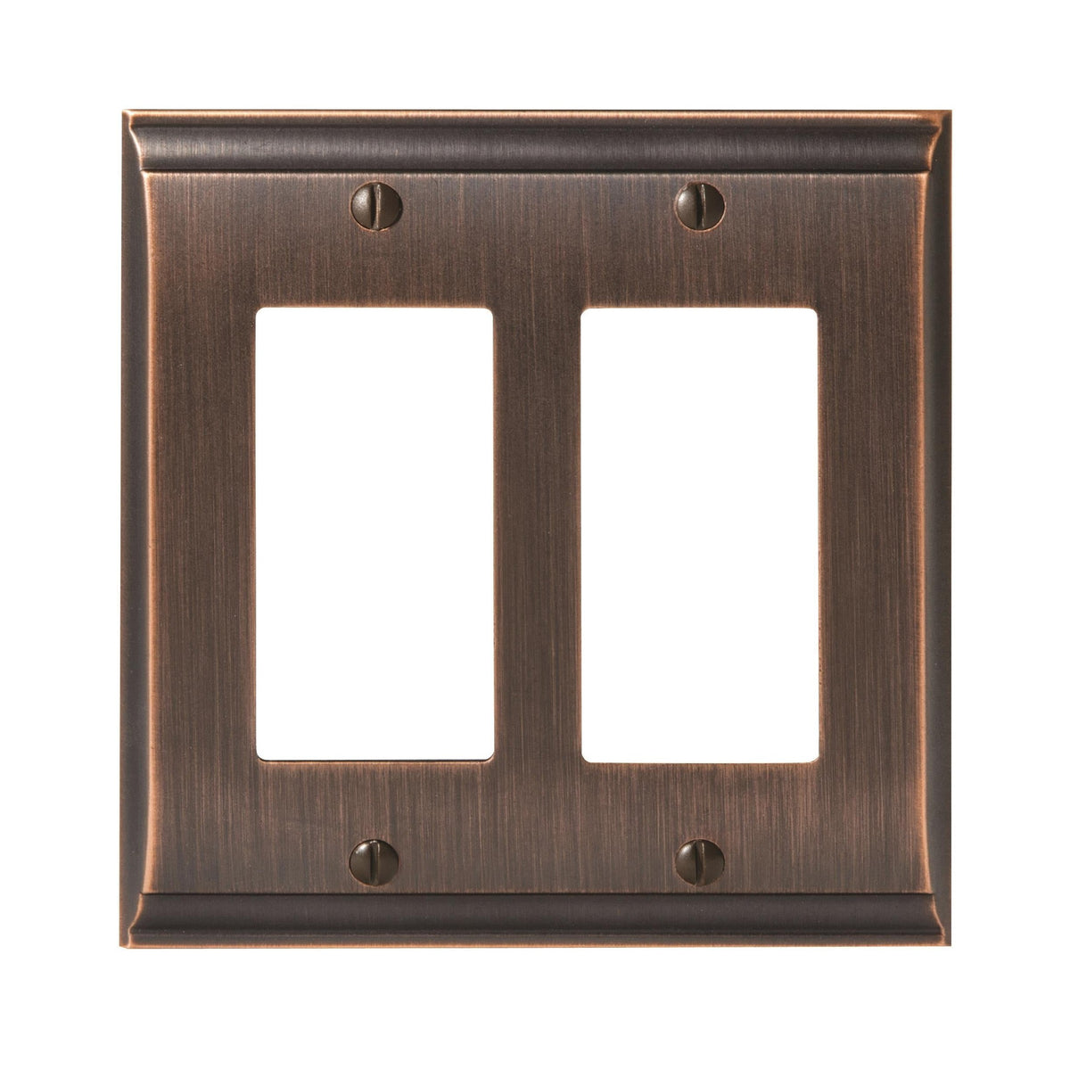 Candler 2 Rocker OilRubbed Bronze Wall Plate
