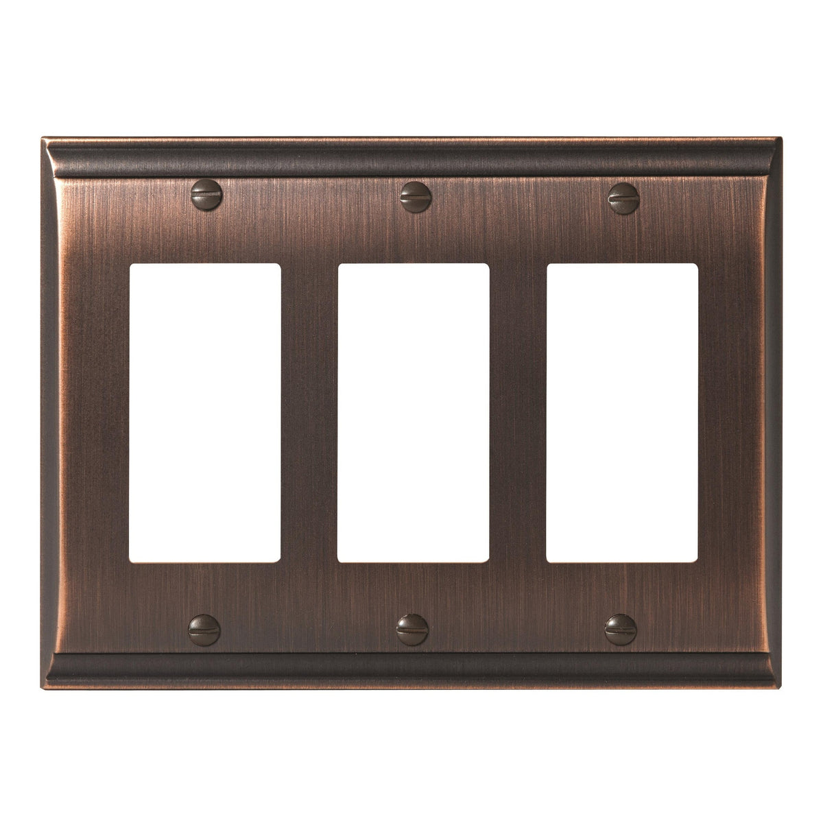 Candler 3 Rocker OilRubbed Bronze Wall Plate