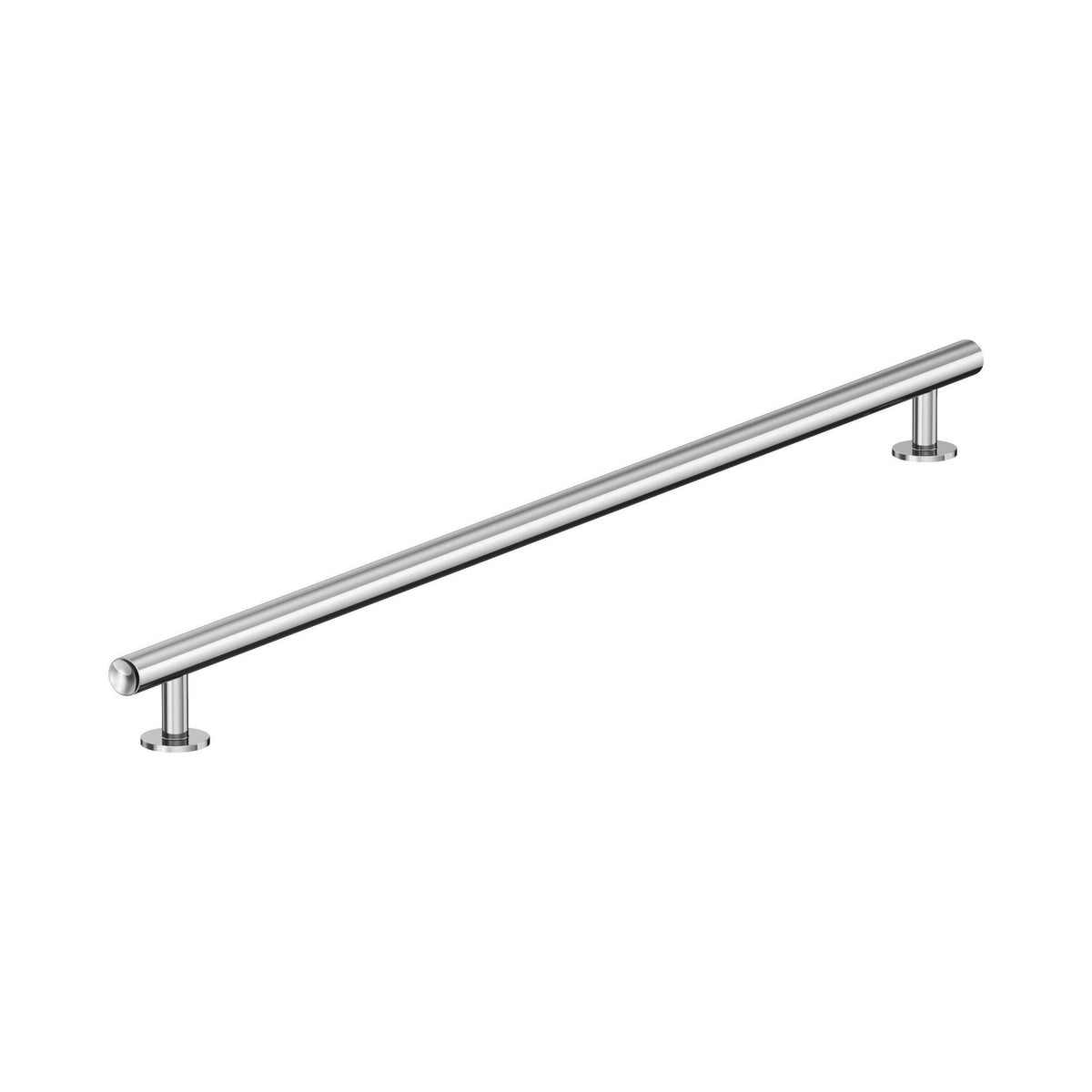Radius 24 inch (610mm) CentertoCenter Polished Chrome Appliance Pull