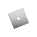 Ladera 13/16 inch (30mm) Length Square Polished Chrome Cabinet Knob Backplate