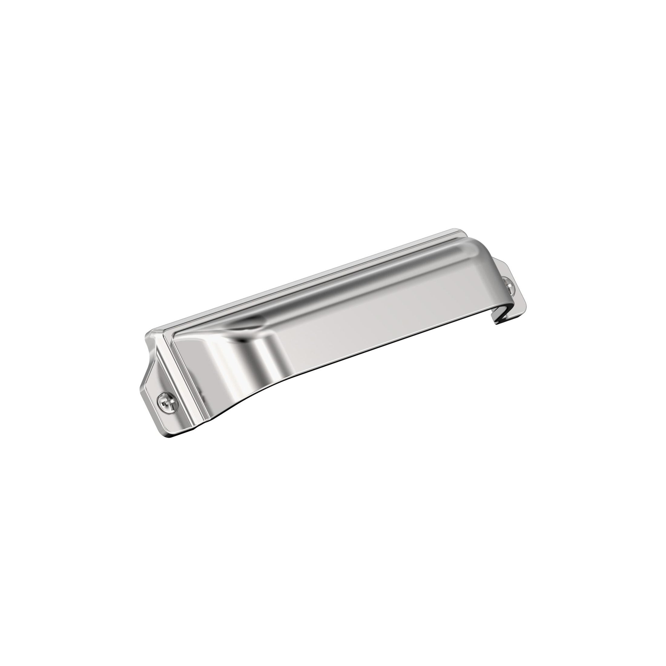 Haven 3 inch or 33/4 inch (76mm or 96mm) CentertoCenter Polished Chrome Cabinet Cup Pull