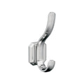 Granlyn Double Prong Polished Chrome Decorative Wall Hook