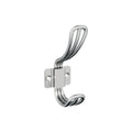 Vinland Double Prong Polished Chrome Decorative Wall Hook