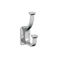 Alder Double Prong Polished Chrome Decorative Wall Hook
