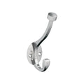 Adare Double Prong Polished Chrome Decorative Wall Hook