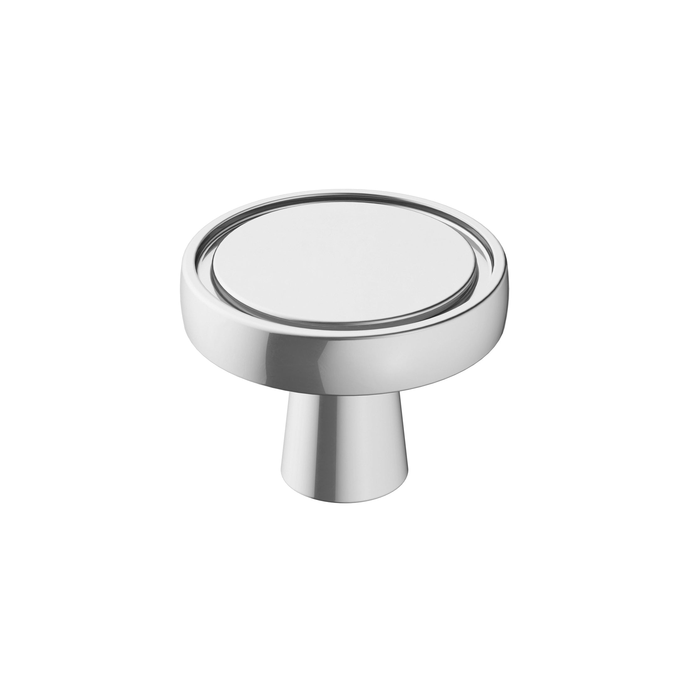 Destine 13/8 inch (35mm) Diameter Polished Chrome Cabinet Knob