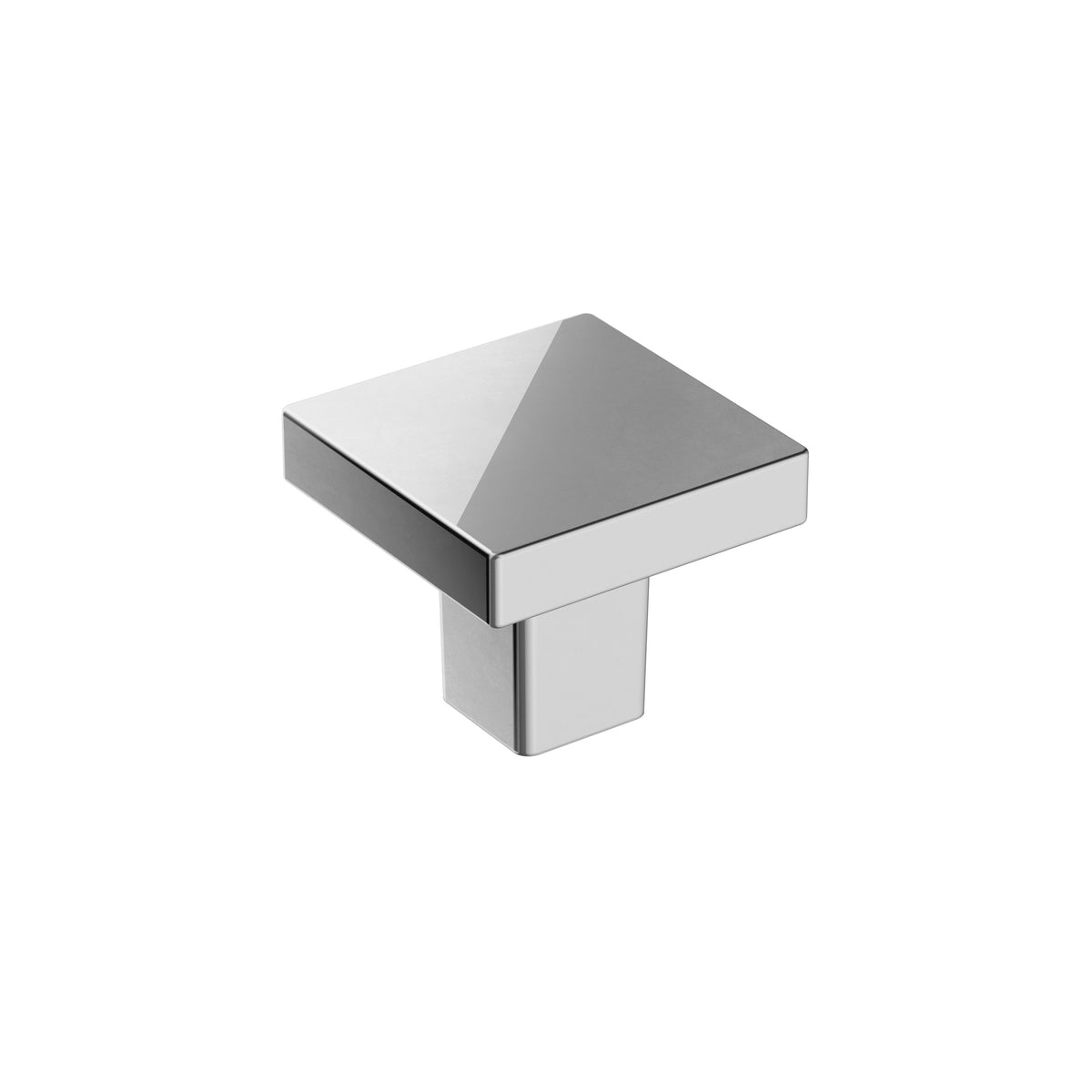 Monument 13/16 inch (30mm) Length Polished Chrome Cabinet Knob