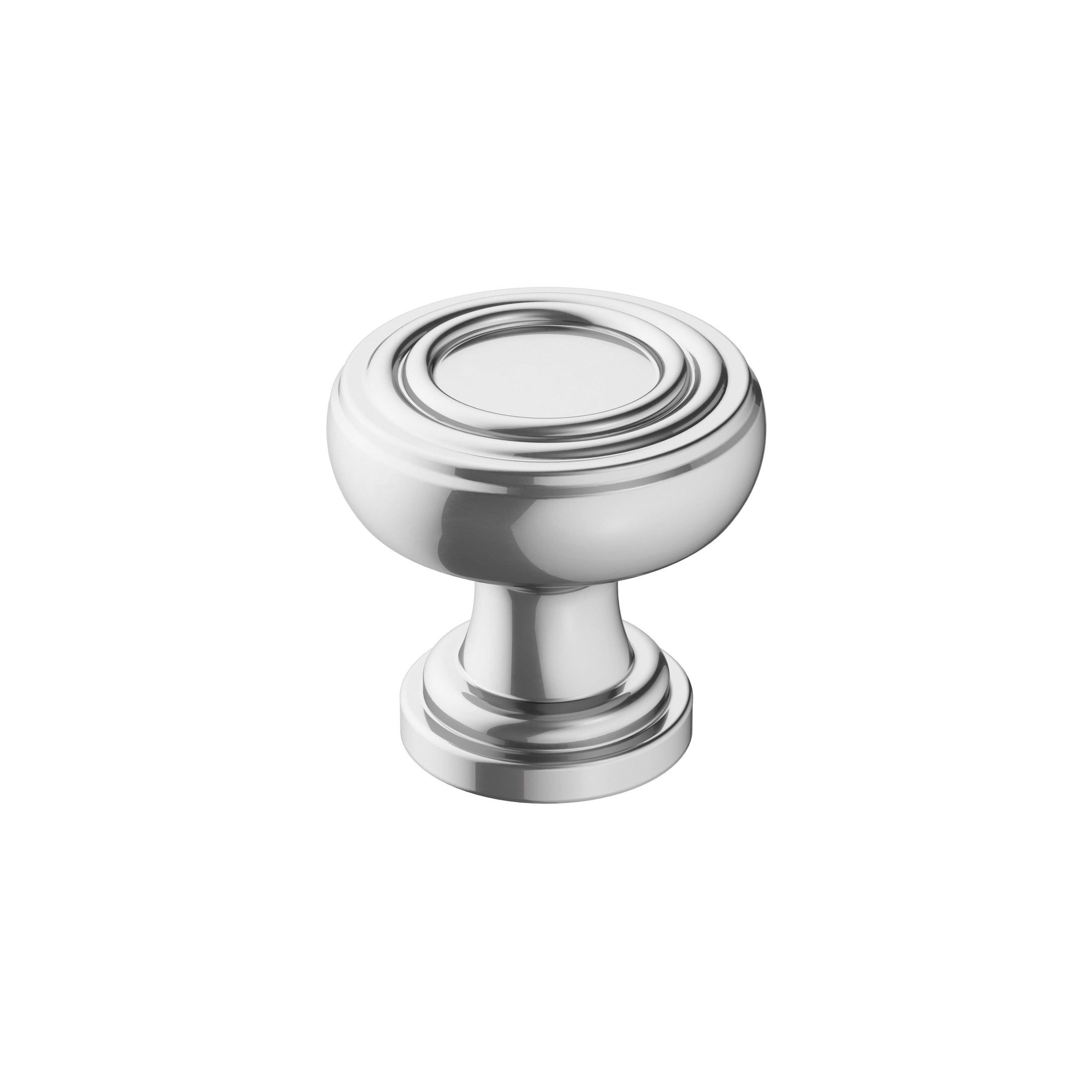 Ville 11/8 inch (29mm) Diameter Polished Chrome Cabinet Knob