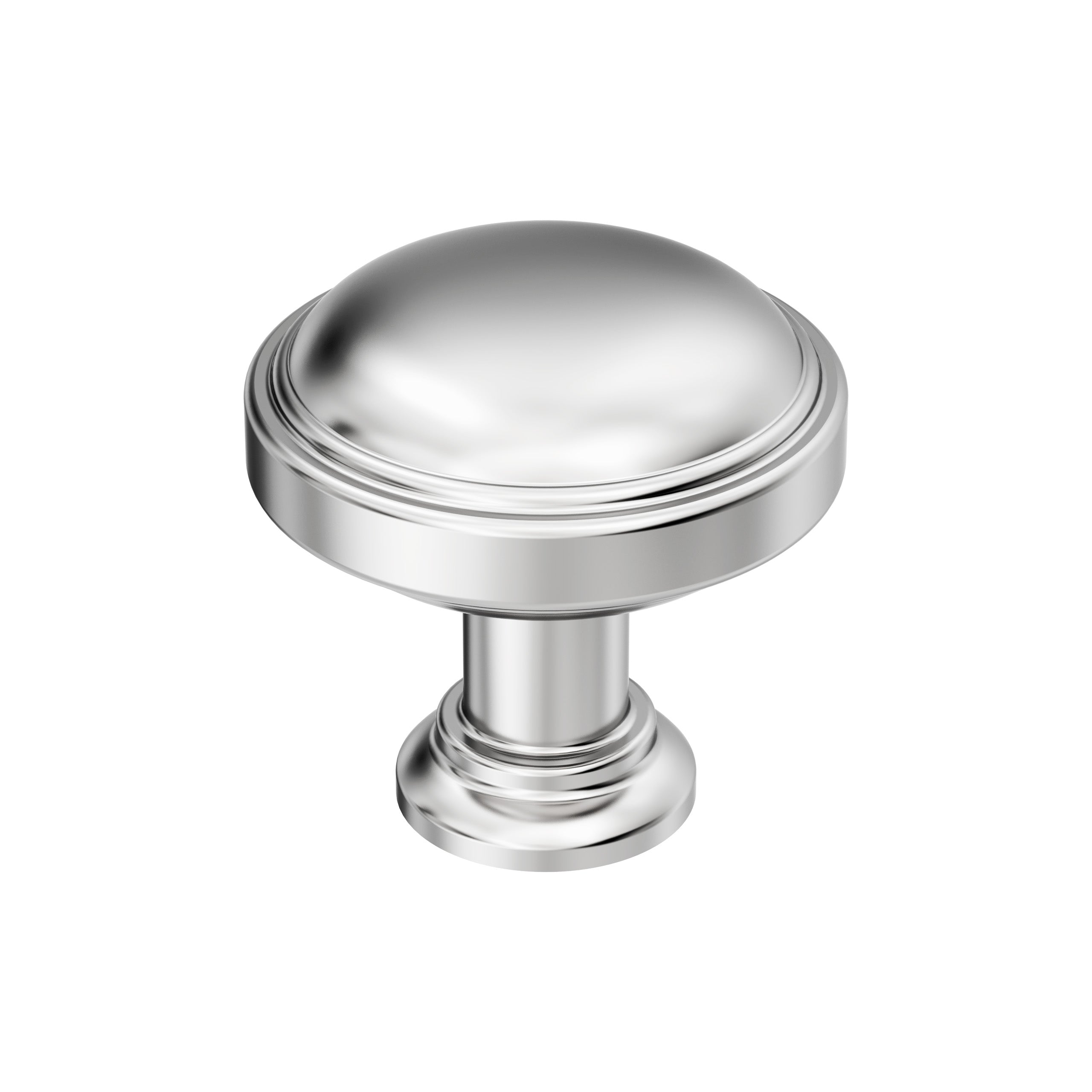 Enlivity 11/4 inch (32mm) Diameter Polished Chrome Cabinet Knob