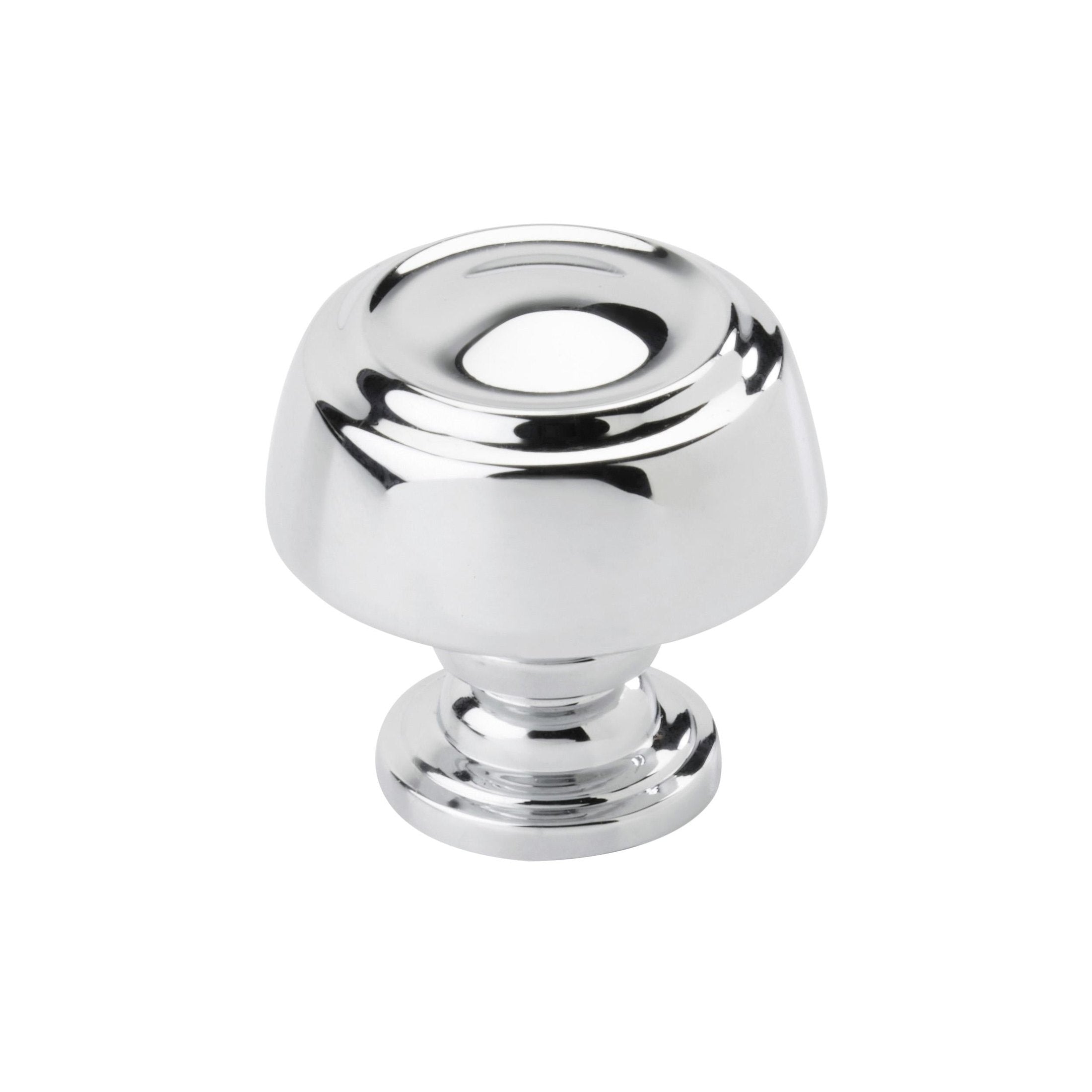Kane 13/16 inch (30mm) Diameter Polished Chrome Cabinet Knob