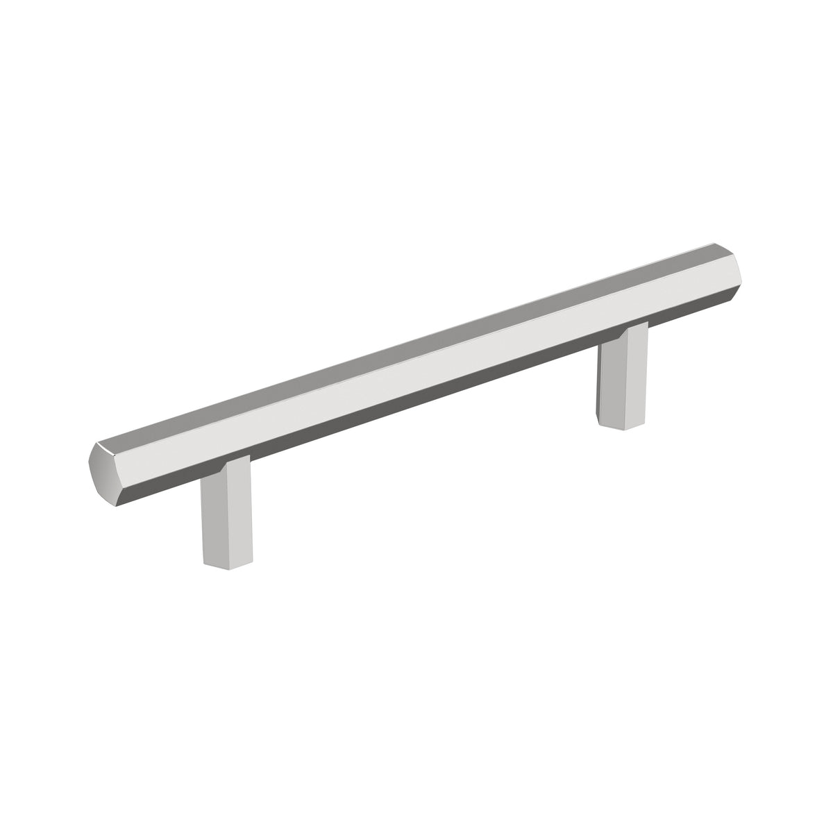 Caliber 33/4 inch (96mm) CentertoCenter Polished Chrome Cabinet Pull