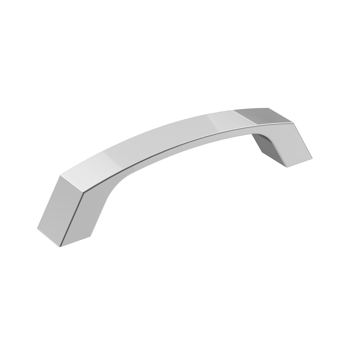 Premise 33/4 inch (96mm) CentertoCenter Polished Chrome Cabinet Pull