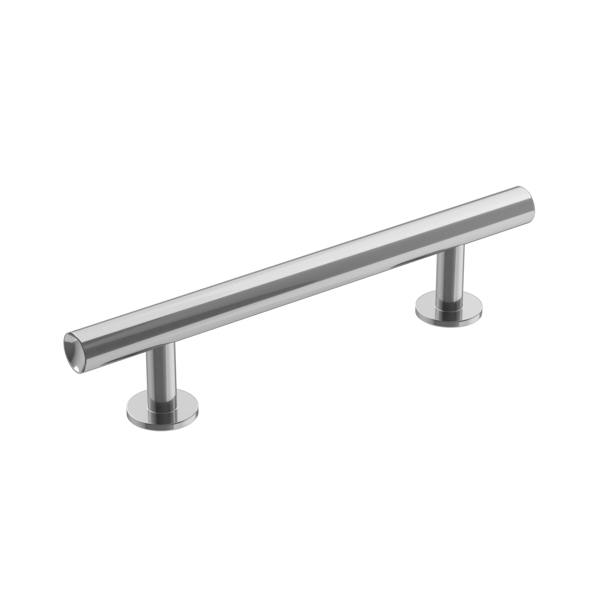 Radius 33/4 inch (96mm) CentertoCenter Polished Chrome Cabinet Pull