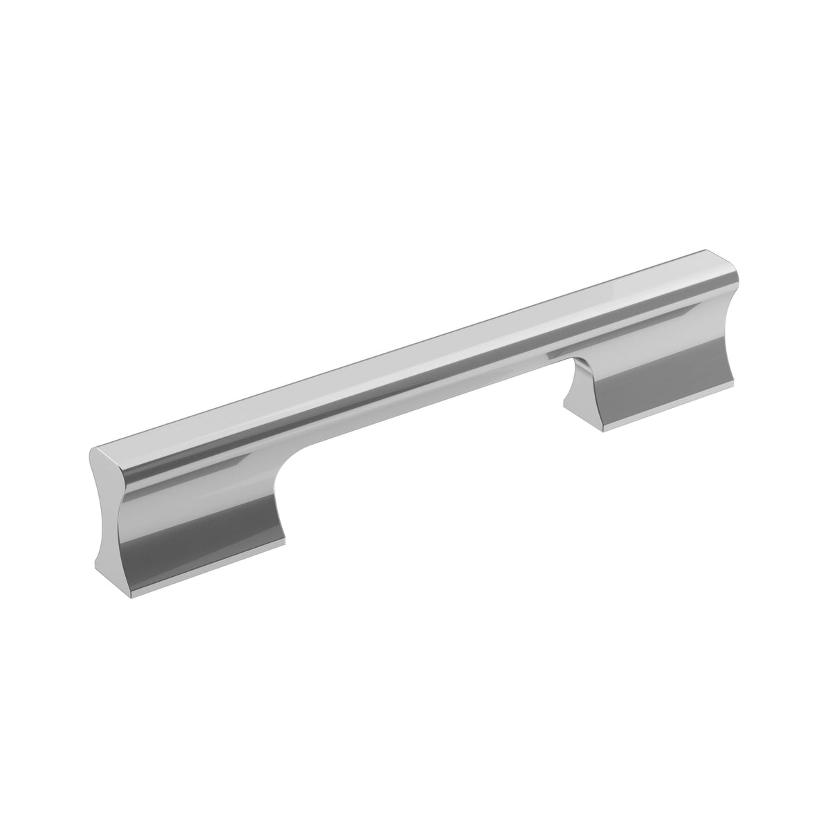 Status 51/16 inch (128mm) CentertoCenter Polished Chrome Cabinet Pull