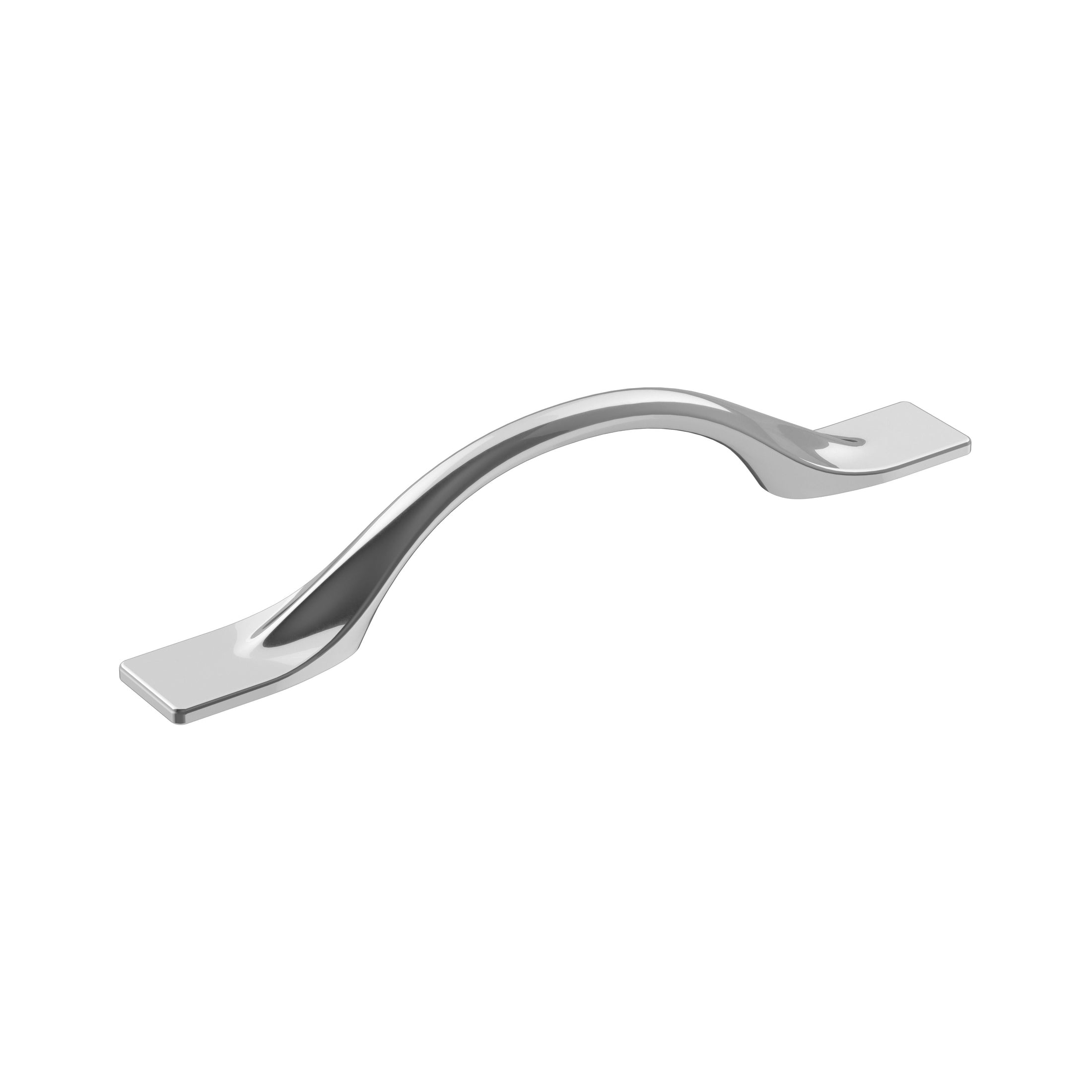 Uprise 33/4 inch (96mm) CentertoCenter Polished Chrome Cabinet Pull
