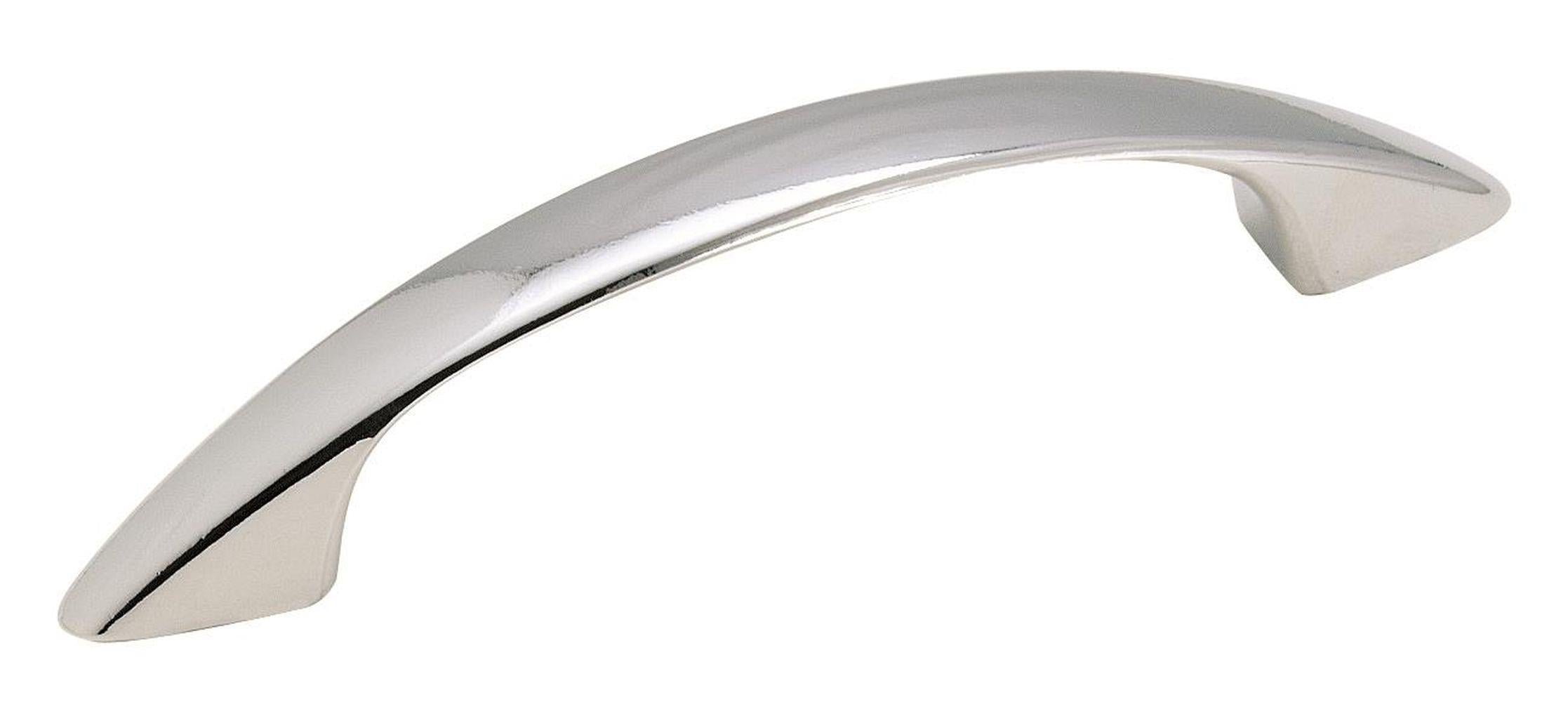 Arc 3 inch (76mm) CentertoCenter Polished Chrome Cabinet Pull