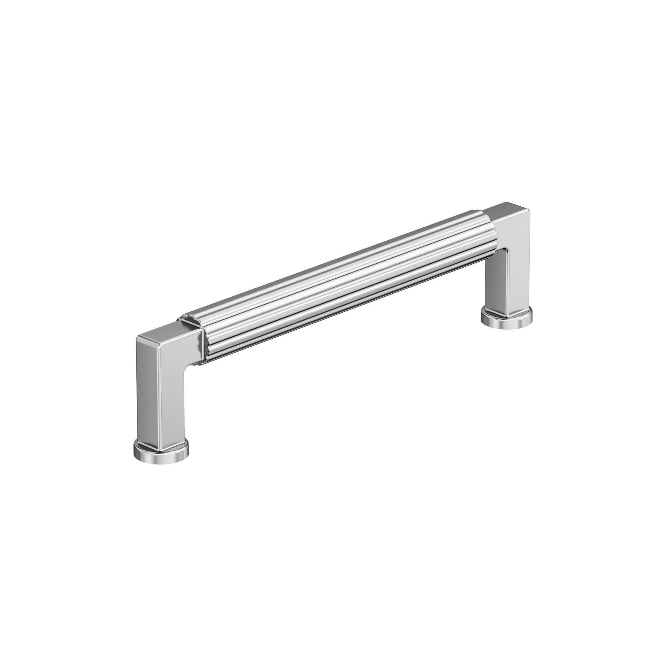 Ballard 51/16 inch (128mm) CentertoCenter Polished Chrome Cabinet Pull