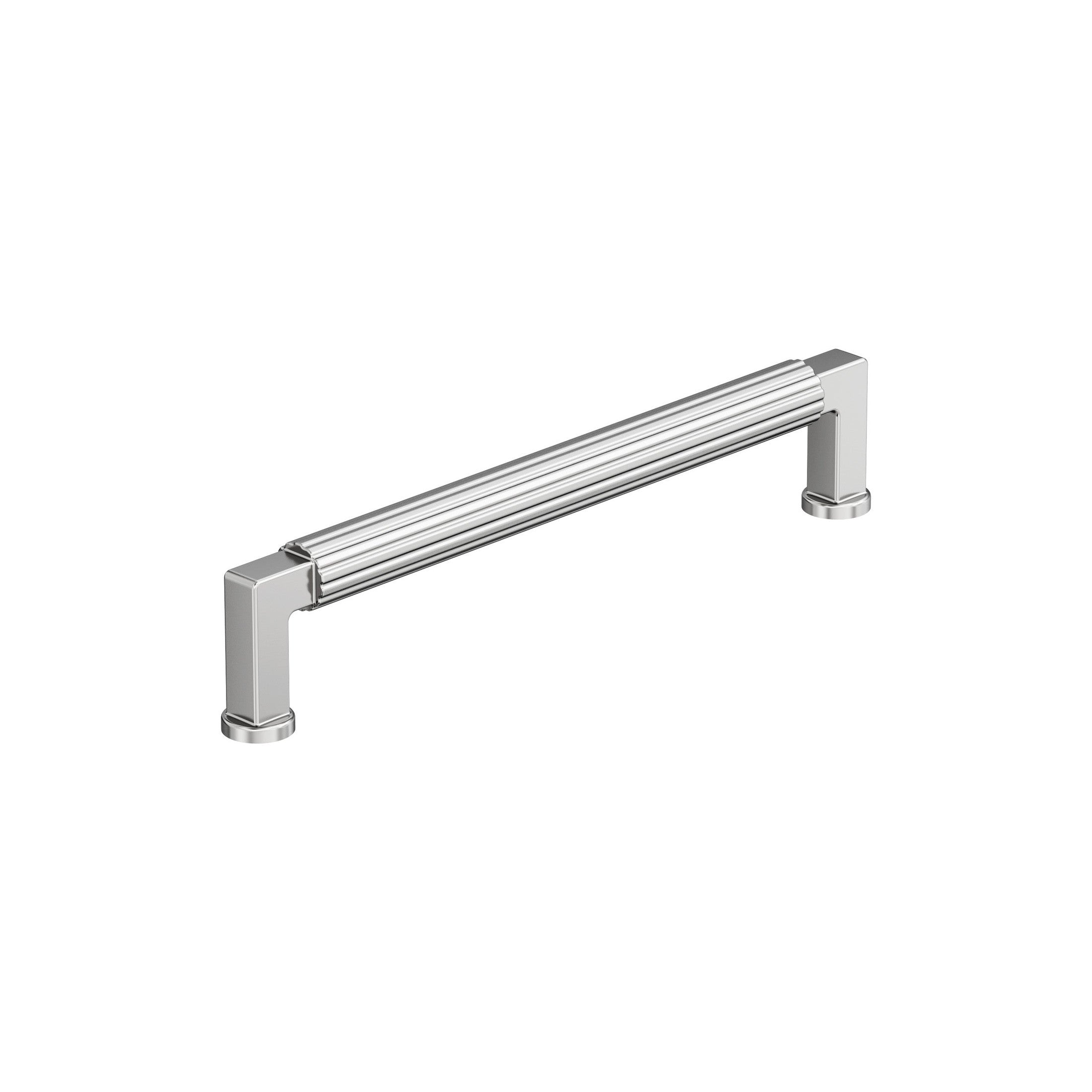Ballard 65/16 inch (160mm) CentertoCenter Polished Chrome Cabinet Pull